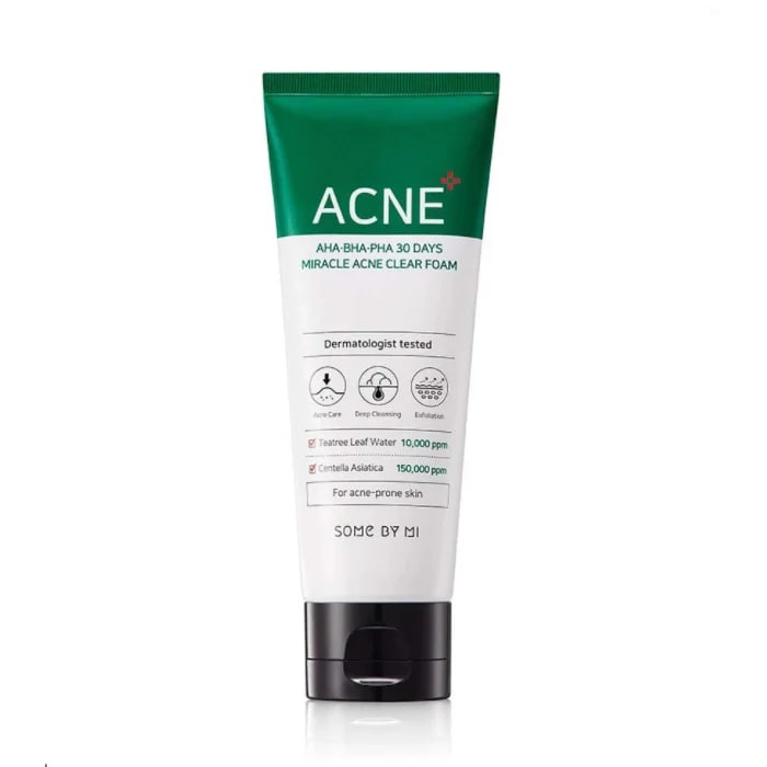 Acne AHA BHA PHA 30 Days Miracle Acne Clear Foam 100ml