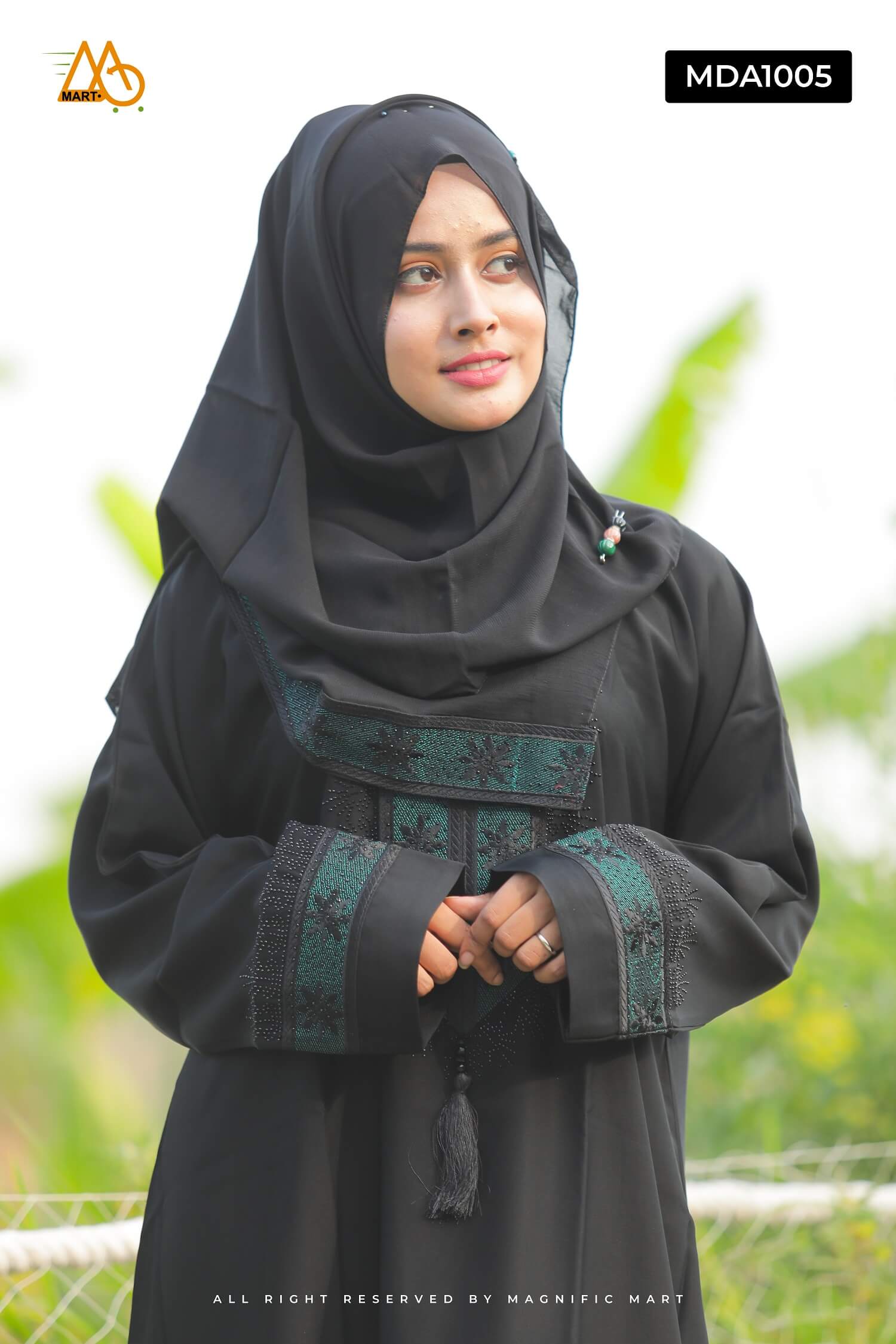 MDA1005 Dubai Collection Designed Burka With Hijab