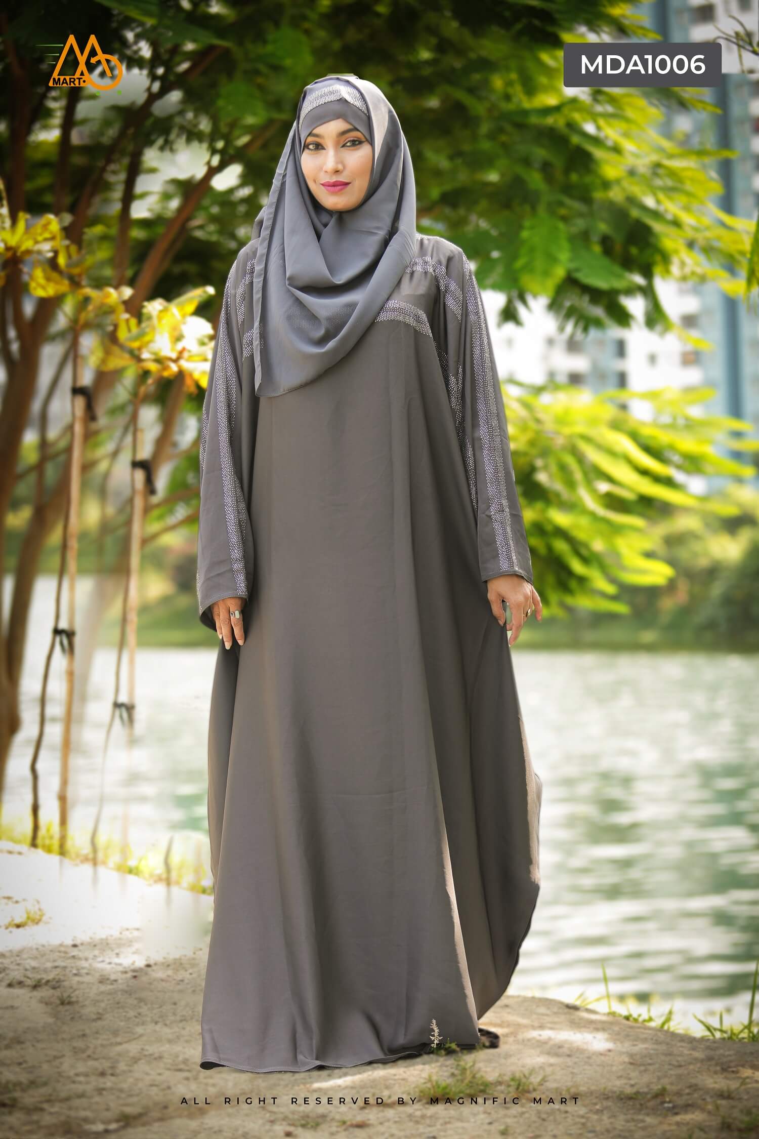 MDA1006 Dubai Collection Designed Burka With Hijab