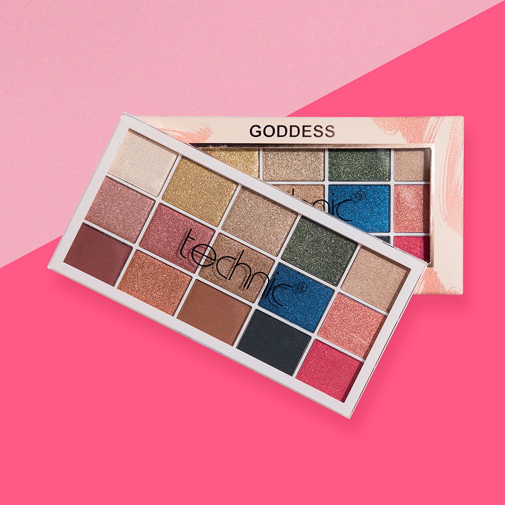 Technic 15 Color Eye Shadow Palette - Goddess - 30g